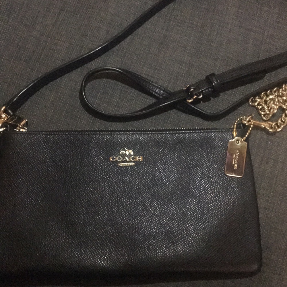 Small coach crossbody chain (wallet size)
